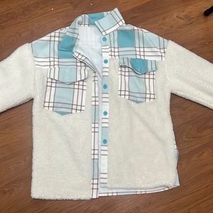 TUQUOISE AND BROWN SHACKET